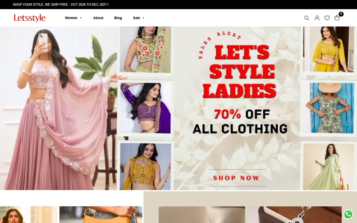 Lets Style website